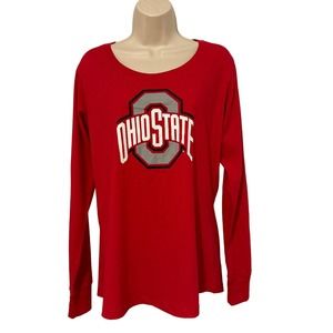 Ohio‎ State Red Long Sleeve T Shirt Officially Licensed Women's XL NWT
